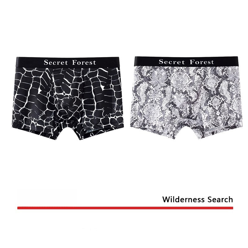 Men's Cool Thin Loose Fashion Personality Boxer Shorts