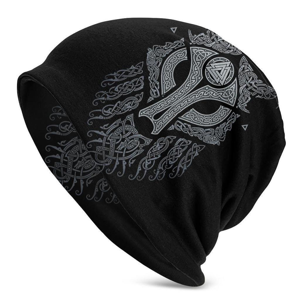 Sleeve Cap Double-layer Elastic Viking Totem Wolf Hipster Street Dance