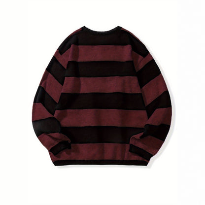 High-quality retro wool sweater, Knitwear Loose American