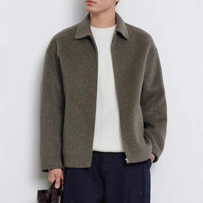 Men's Double Wool Coat 2025 Autumn &amp; Winter