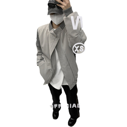 American Pilot Jacket Boys Retro Loose Baseball Uniform