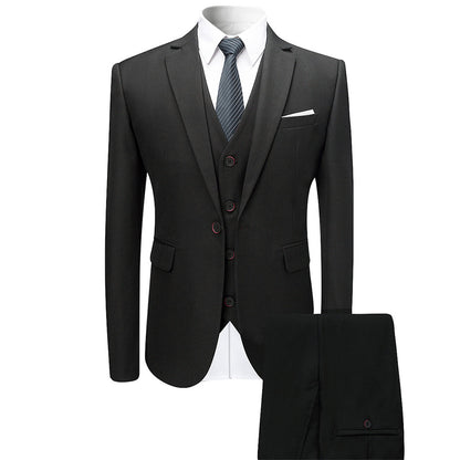 Men's three-piece suit, Fashion Slim Suit