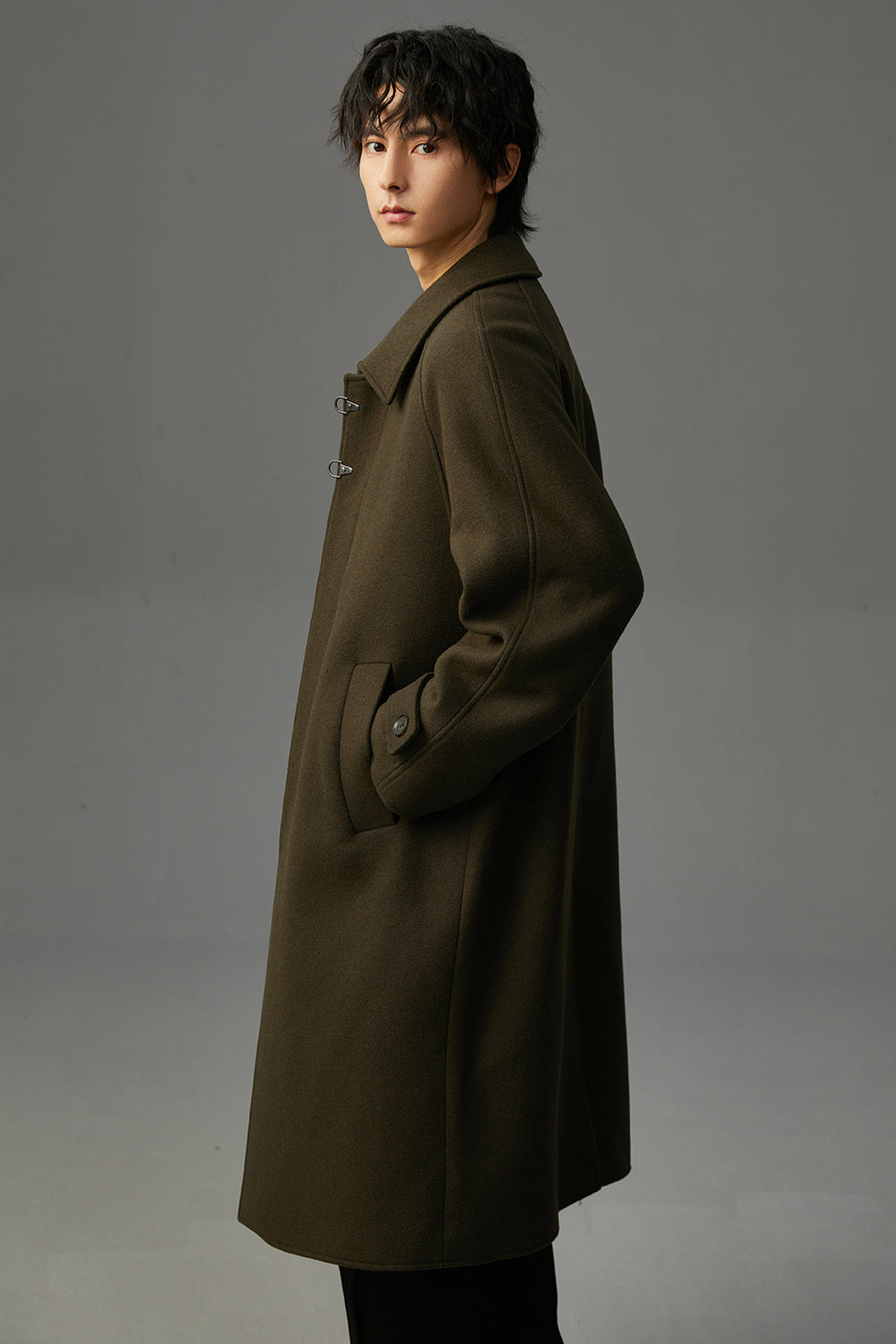 Men's Winter Double-sided Woolen Coat