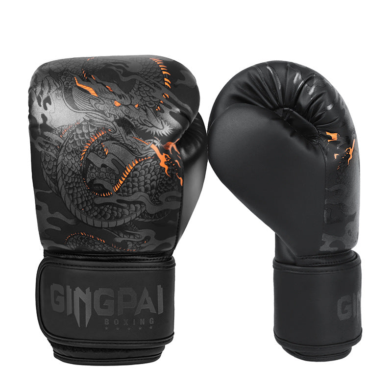 Professional Men's Sanda Fight Training Boxing Gloves