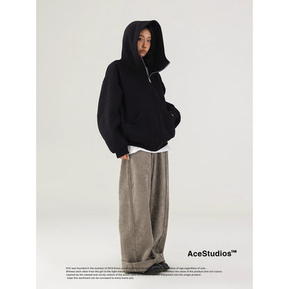American-style Retro Street high-profile hooded sweater