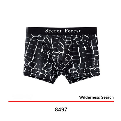Men's Cool Thin Loose Fashion Personality Boxer Shorts