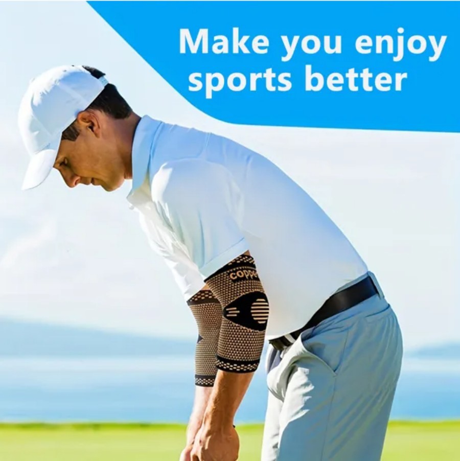 Fitness Travel Supplies Elbow Compression Sleeves For Support