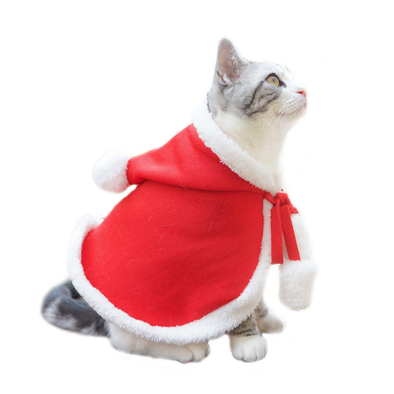 Pet Cat Dog Hat Headgear Scarf Cloak Makeover