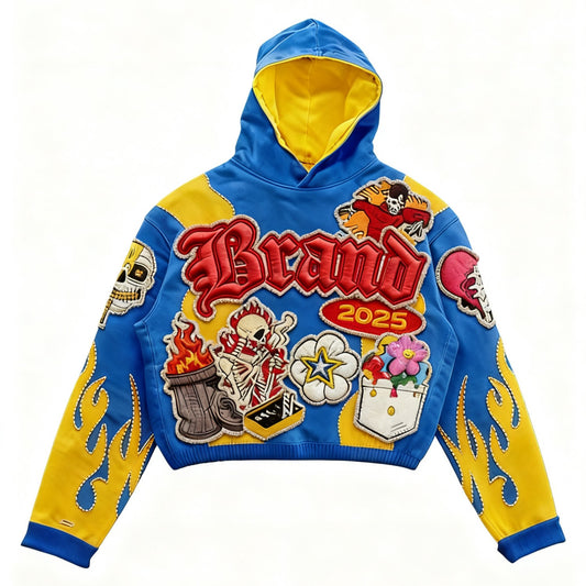 Fashion Casual Printed Polyester Sweater