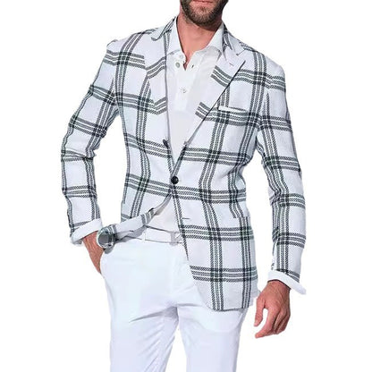 Business Casual Printing Fashionable Men's Jacket