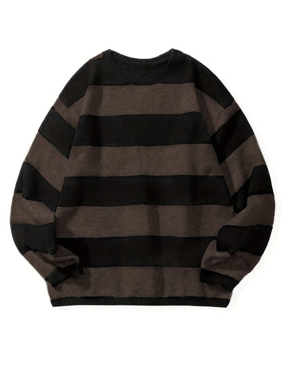 High-quality retro wool sweater, Knitwear Loose American