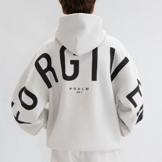 Loose Fashion Men And Women Letter Printing