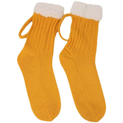 Color Matching Beer Room Thermal Middle Tube Thick Wool Socks