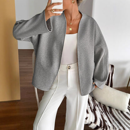 Casual Vacation Strap Long Sleeve Suit Coat Women's Clothing