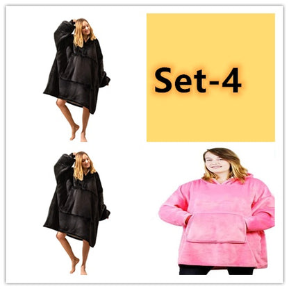 Lazy Pullover TV Blanket Outdoor Cold Clothing