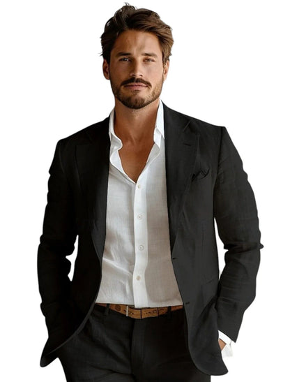 Business Casual Printing Fashionable Men's Jacket