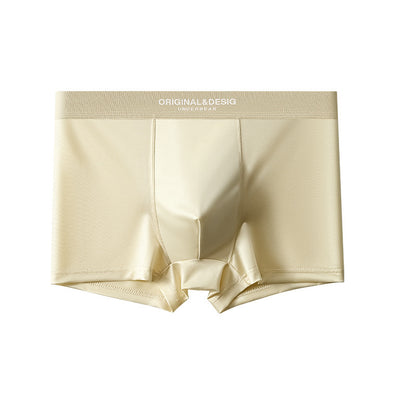 Men's Satin Light Luxury Ice Silk Underwear Summer Breathable Boxers Shorts New Boxers