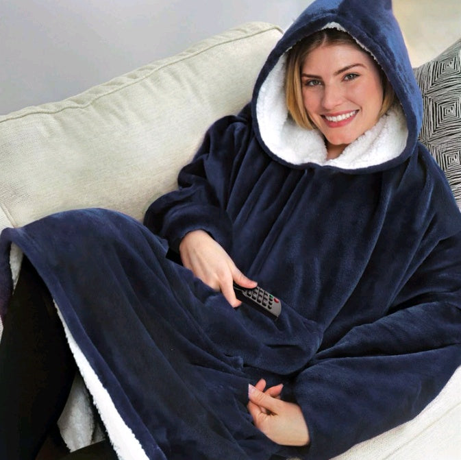 Lazy Pullover TV Blanket Outdoor Cold Clothing