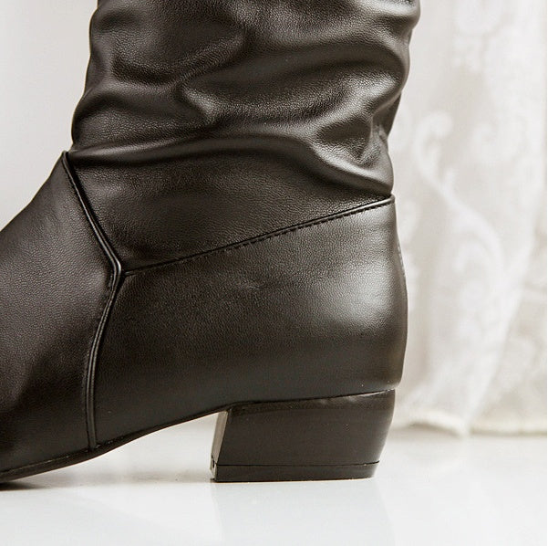 Boots, autumn/winter, short and white, brown, black, high-top boots, women's boots.