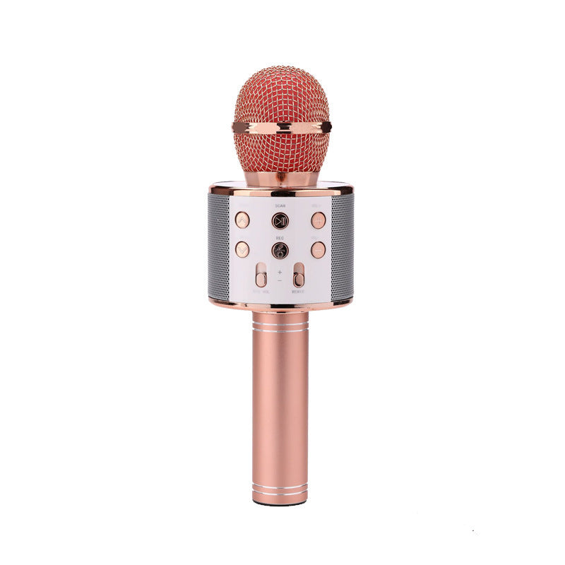 Bluetooth Wireless Microphone Mini Home Ktv For Music Playing Singing Speaker Player