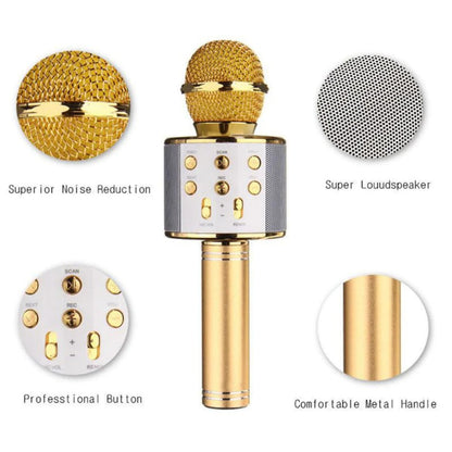 Bluetooth Wireless Microphone Mini Home Ktv For Music Playing Singing Speaker Player