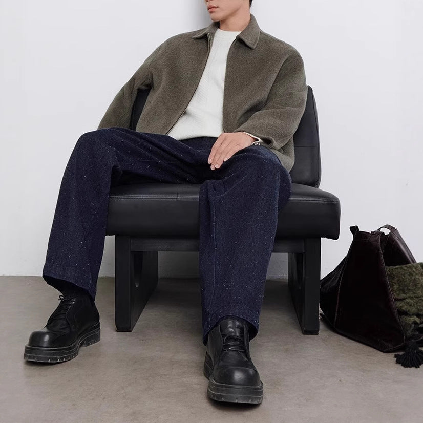 Men's Double Wool Coat 2025 Autumn &amp; Winter