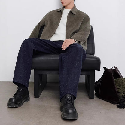 Men's Double Wool Coat 2025 Autumn &amp; Winter