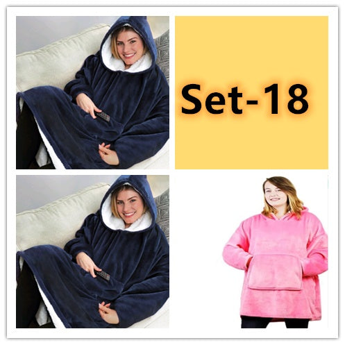Lazy Pullover TV Blanket Outdoor Cold Clothing