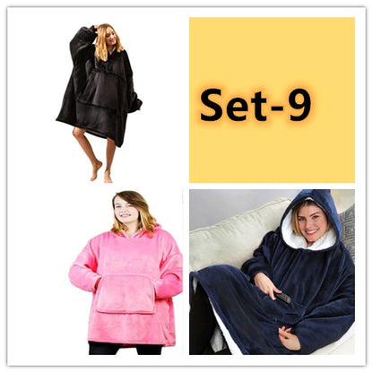 Lazy Pullover TV Blanket Outdoor Cold Clothing