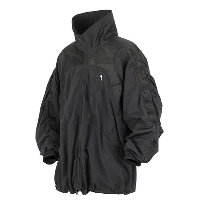 Mechanical Style Lapel Sun Protection Loose Casual Breathable Jacket