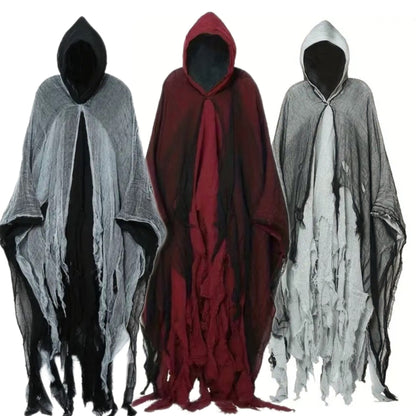 Halloween Witch Cloak, Skull Patterned Clothing, Death Costume, Props