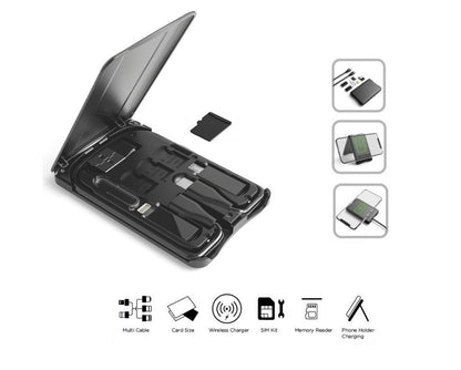 Multifunctional travel survival card, all-in-one data cable.