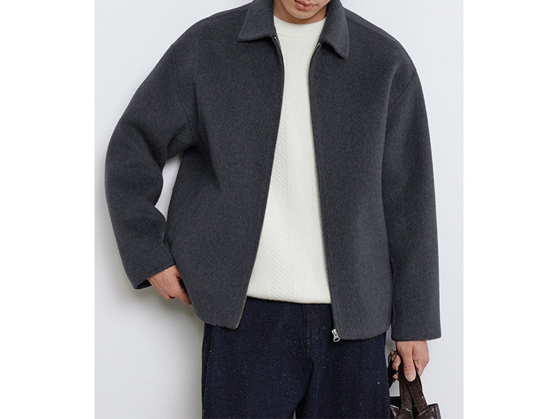Men's Double Wool Coat 2025 Autumn &amp; Winter