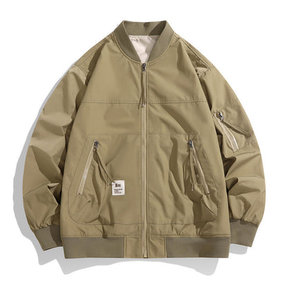 Baseball Collar Charging Coat Men's Spring