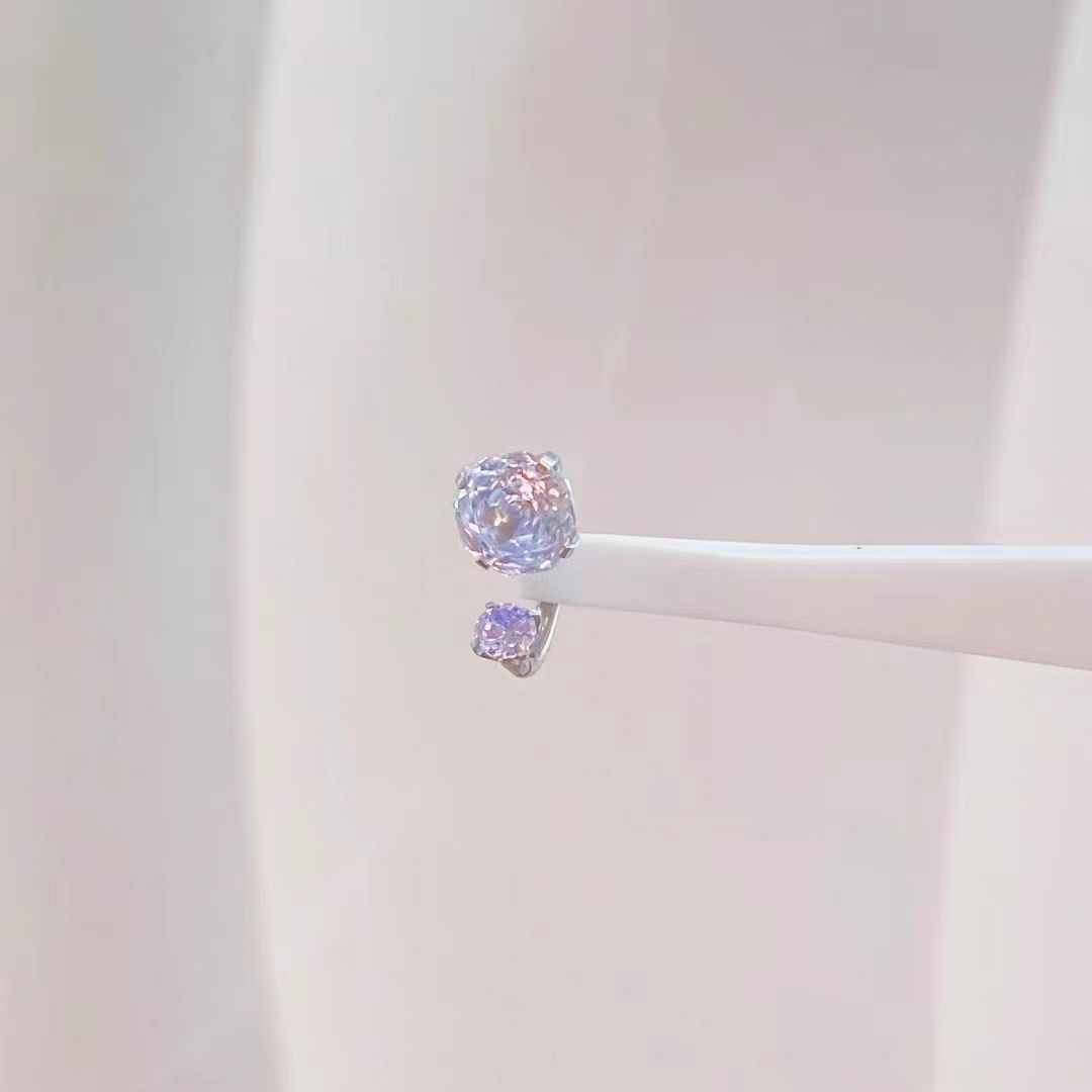 Ear Bone Stud Horseshoe Ring Earrings