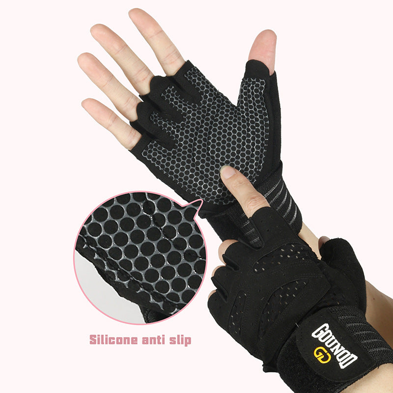 Lengthened Exercise Breathable And Wearable Fitness Gloves