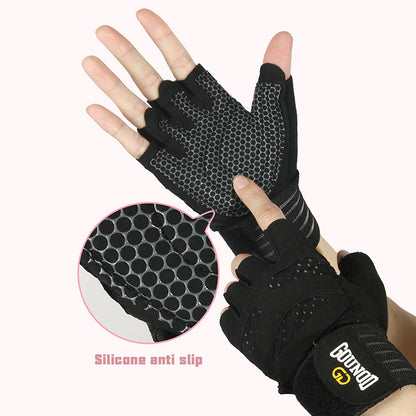 Lengthened Exercise Breathable And Wearable Fitness Gloves