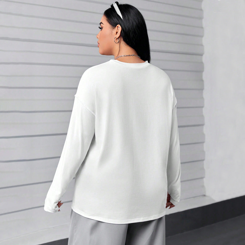 Women's round winter sweater, round autumn sweater