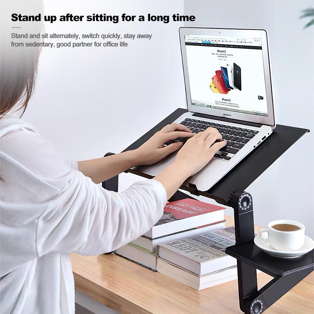 Folding Desk Retractable Adjustable Study Desk In Bed Aluminum Alloy Notebook Computer Bracket Lazy Desk 