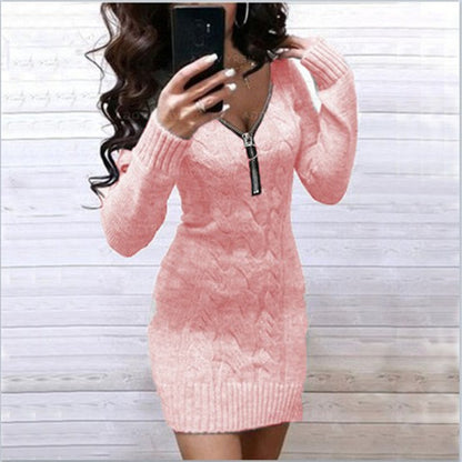 Women's European and American Knitwear Dress
