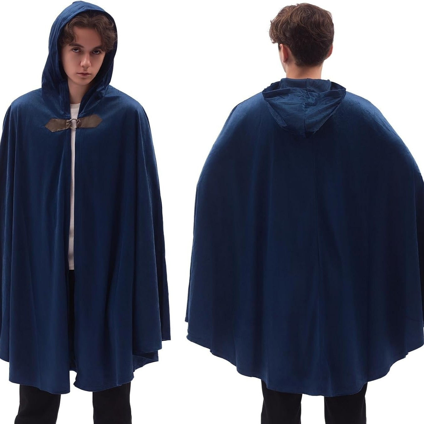 Men's Velvet Cloak with Hood
