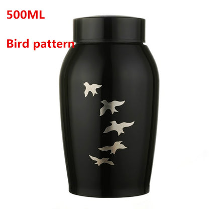 Stainless steel commemorative pet jar