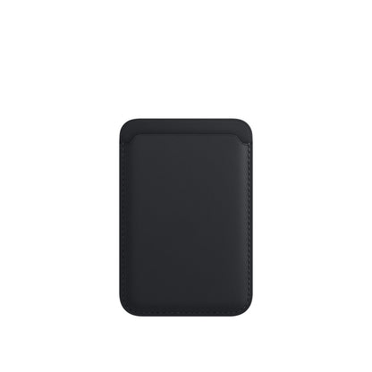For Magsafe Magsafe Magnetic Luxury Leather Card Holder Wallet Case For 14 Pro Max 13 12 Phone Bag Adsorption Accessories Cover