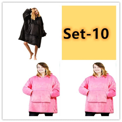 Lazy Pullover TV Blanket Outdoor Cold Clothing