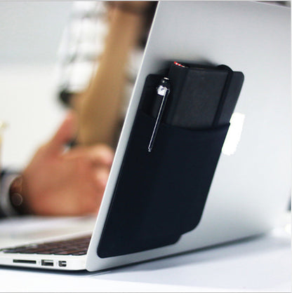 Adhesive Laptop Back Storage Bag Laptop Organizer 