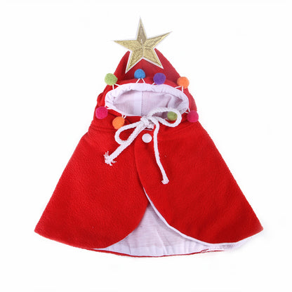 Pet Cat Dog Hat Headgear Scarf Cloak Makeover