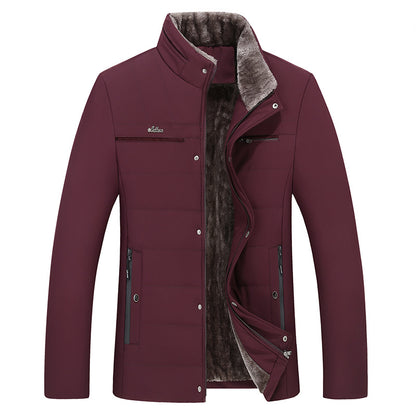 Sweetened cotton clothes for middle-aged men. Dad's clothes for autumn/winter.