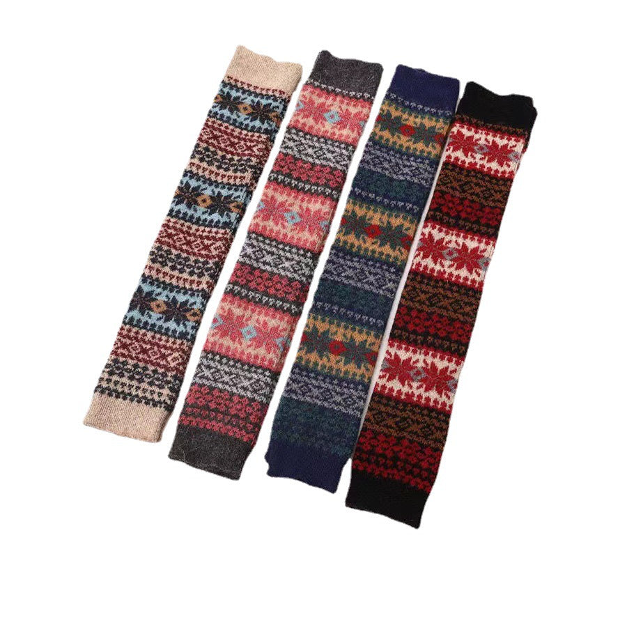 Autumn And Winter Angora Wool Knee Socks Women
