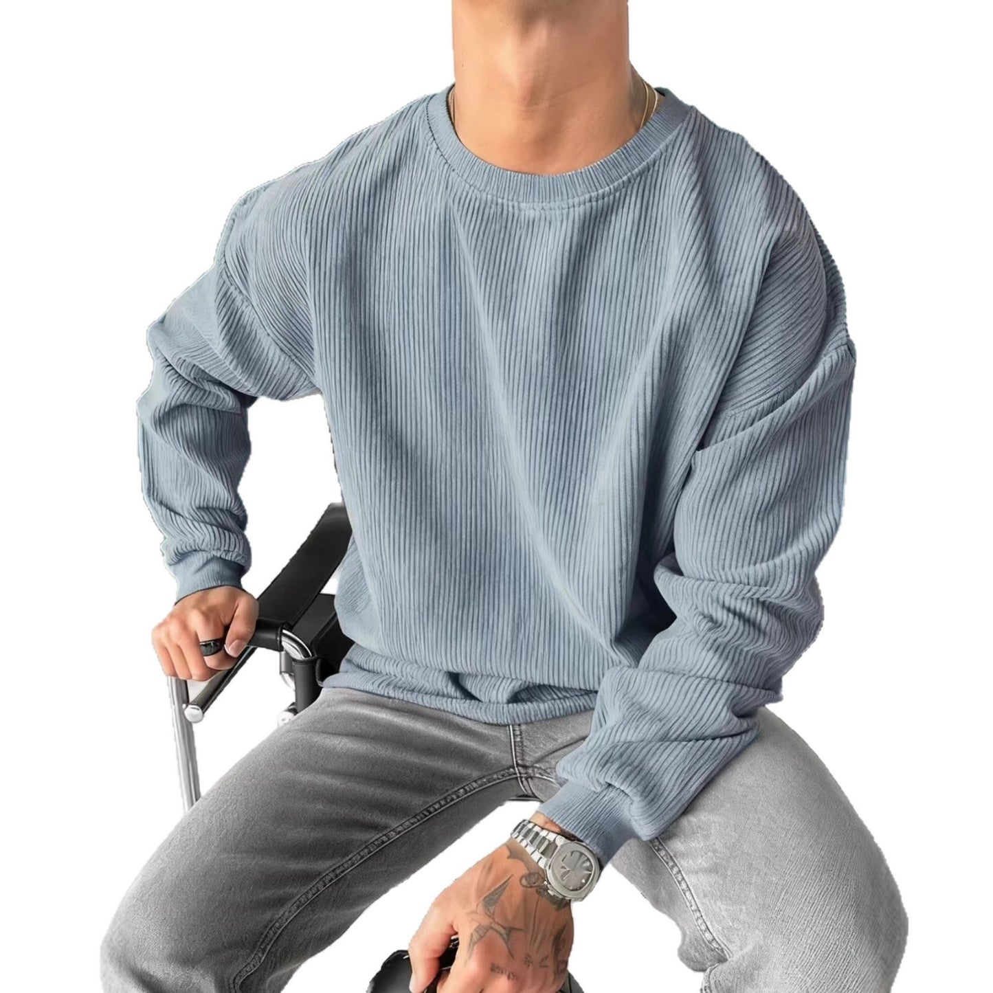 Casual Trends Round Neck Long Sleeve Sweater