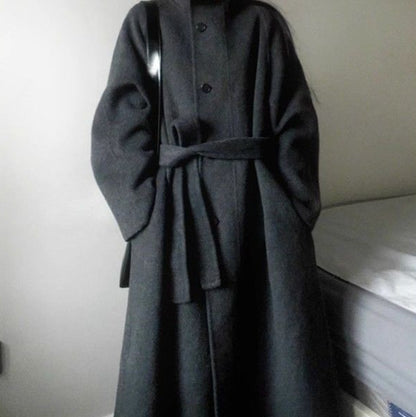 Women's New Wool Coat Petite Korean Mid-length